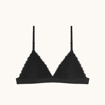 Adore Me™ Classic Padded Triangle Bralette | Classic Black