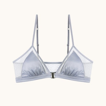Buttercups™ Padded Triangle Bralette | Silver